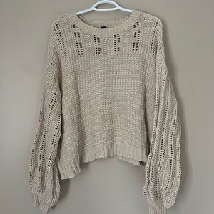 american eagle loose-knit sweater